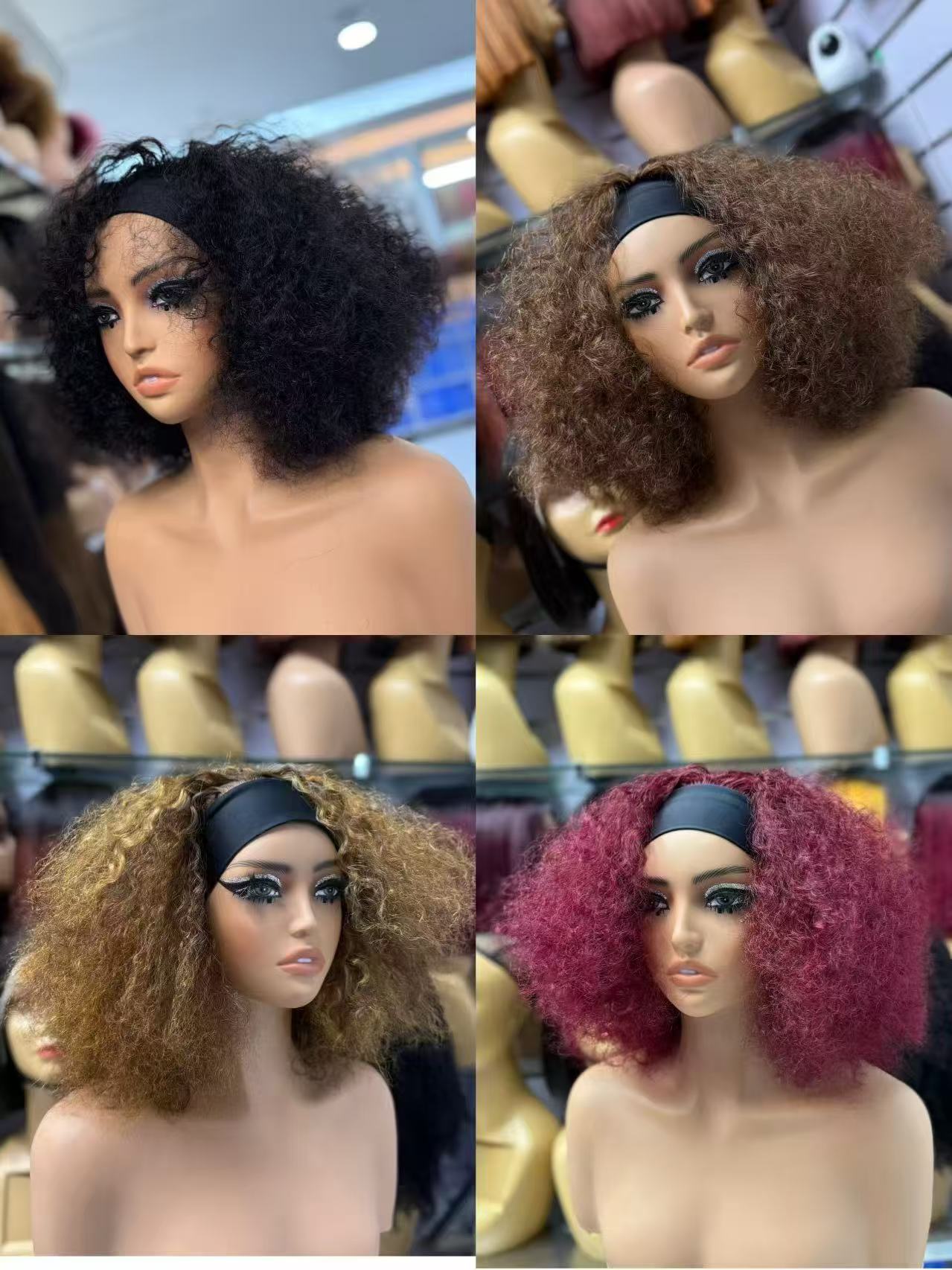 Curly Band Wig