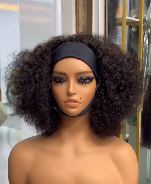 Curly Band Wig